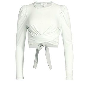 A.L.C. Long sleeve cropped top - Mandy tee